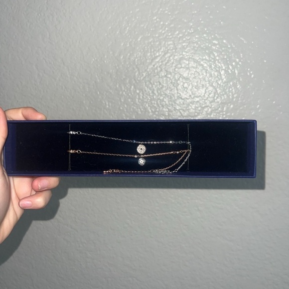 - Elegant Gold and Silver Bracelet Set - Picture 1 of 2